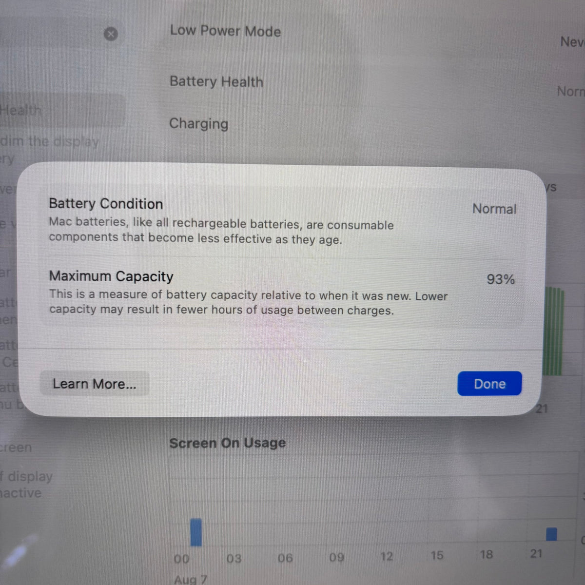 MacBook Pro 14” M1 32GB RAM 512GB SSD 93% Bateria